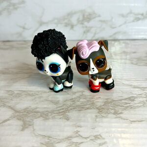 LOL Surprise Pets Jivin Kat and Dj k9 dog and cat kids toys bundle